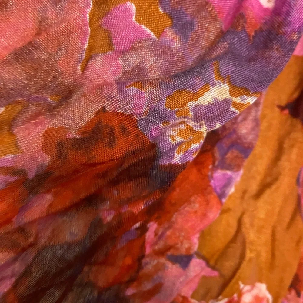 Beautiful Fall accessory.Coldwater Creek  scarf with earthy tones. 60”
